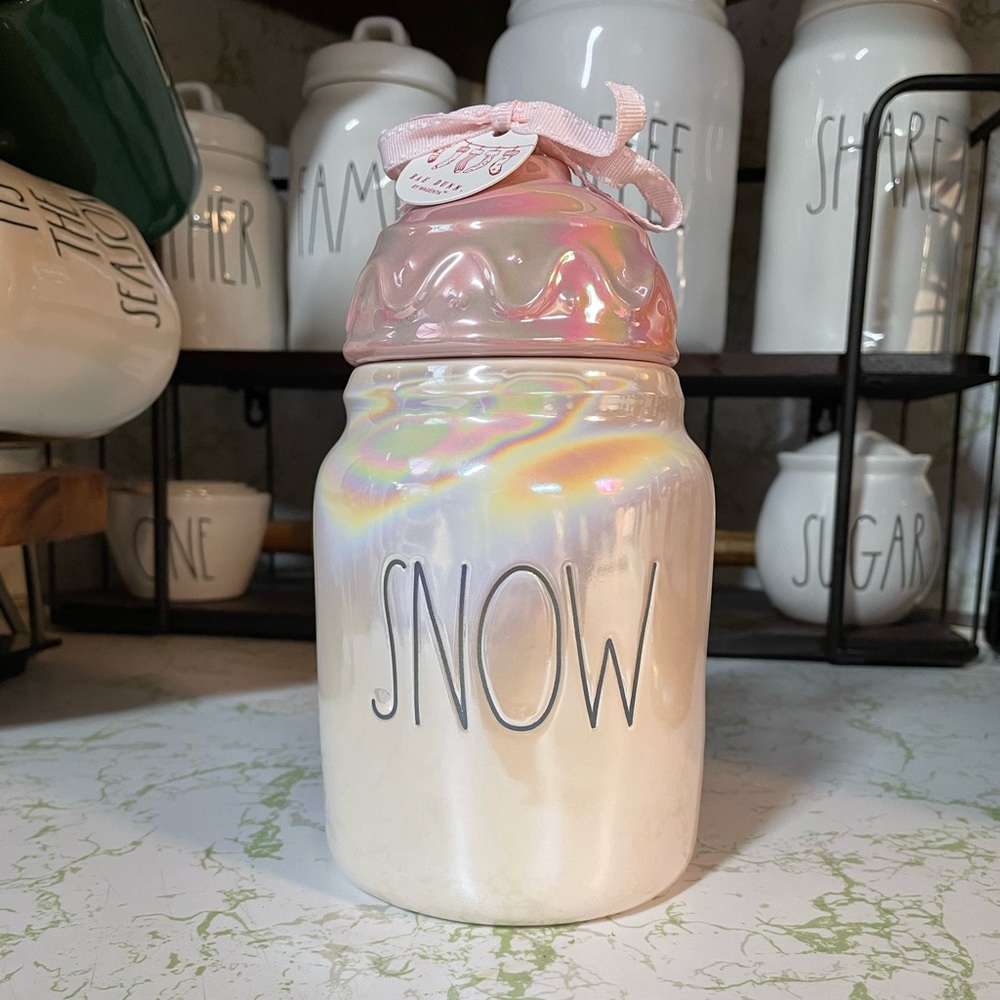 Rae Dunn Snow canister